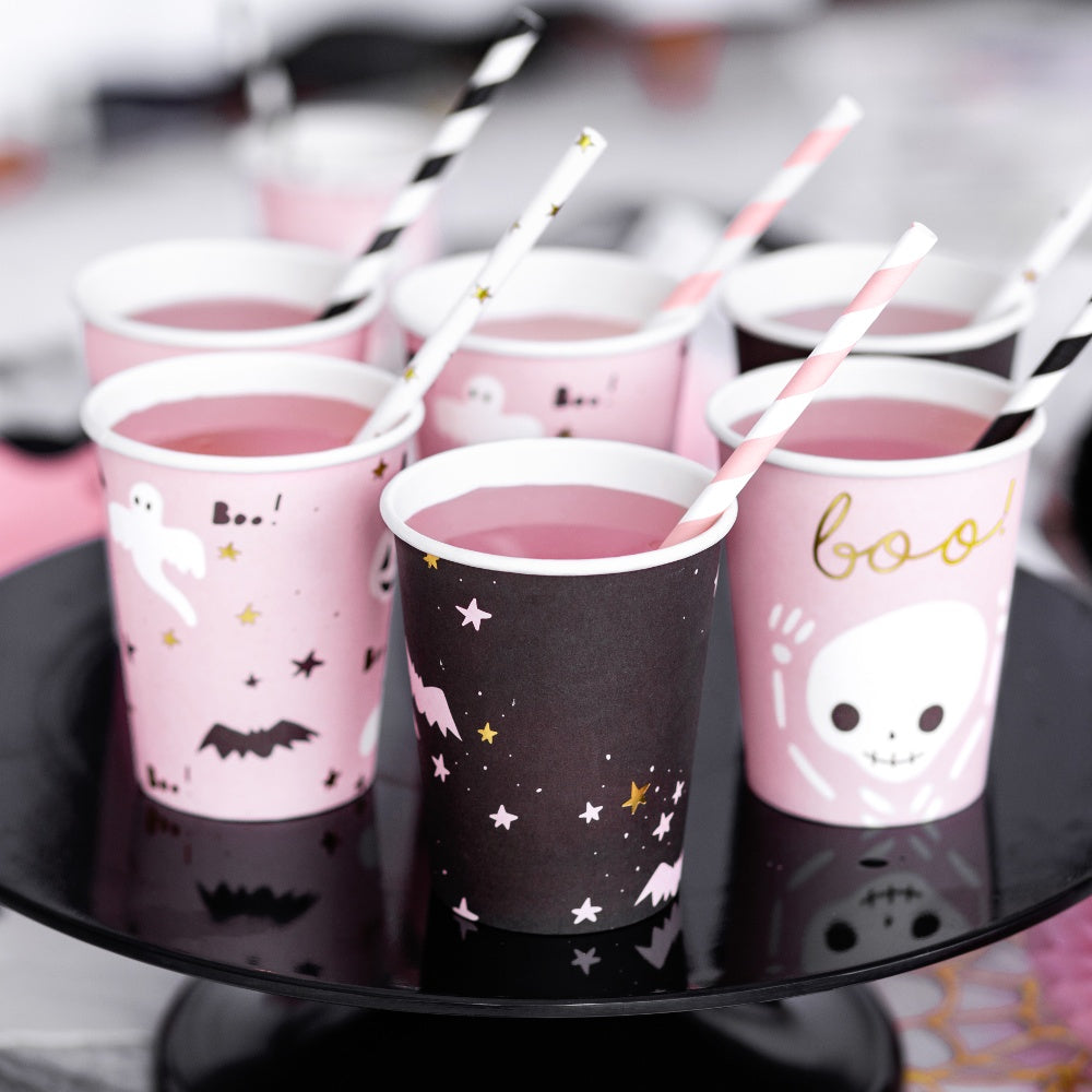 Halloween Boo Mixed Paper Cups