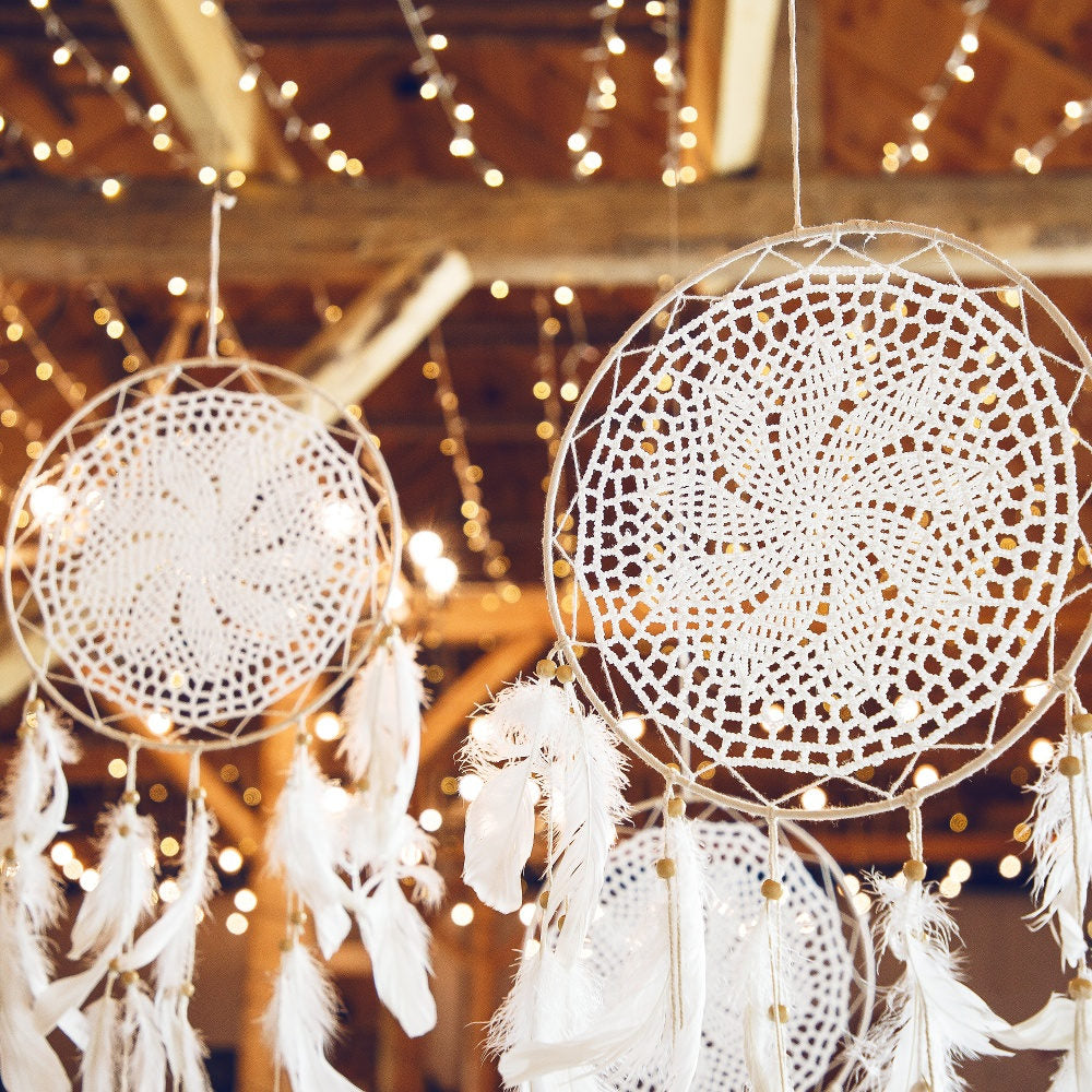 White Feather Dream Catcher