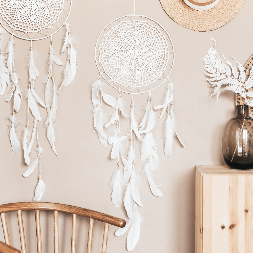 White Feather Dream Catcher