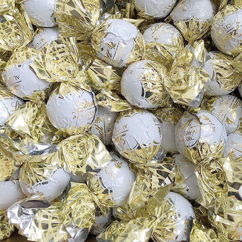 Lindt Lindor UK Champagne Milk Chocolate Truffles - Lindt Lindor - Party Touches