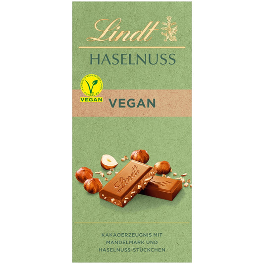 Lindt Hazelnut Vegan Chocolate Bar