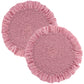 Natural Meadow Pink Raffia Placemat
