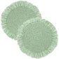 Natural Meadow Sage Raffia Placemat