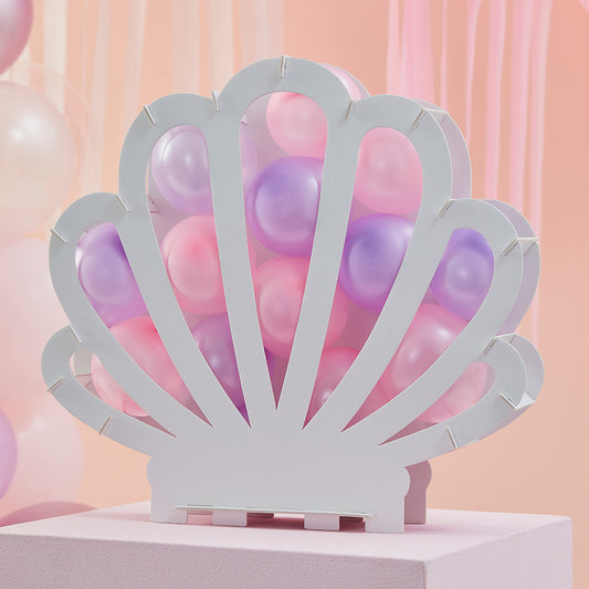 Shell Shaped Balloon Mosaic Stand Kit