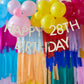 Gold Customisable Happy Birthday Banner