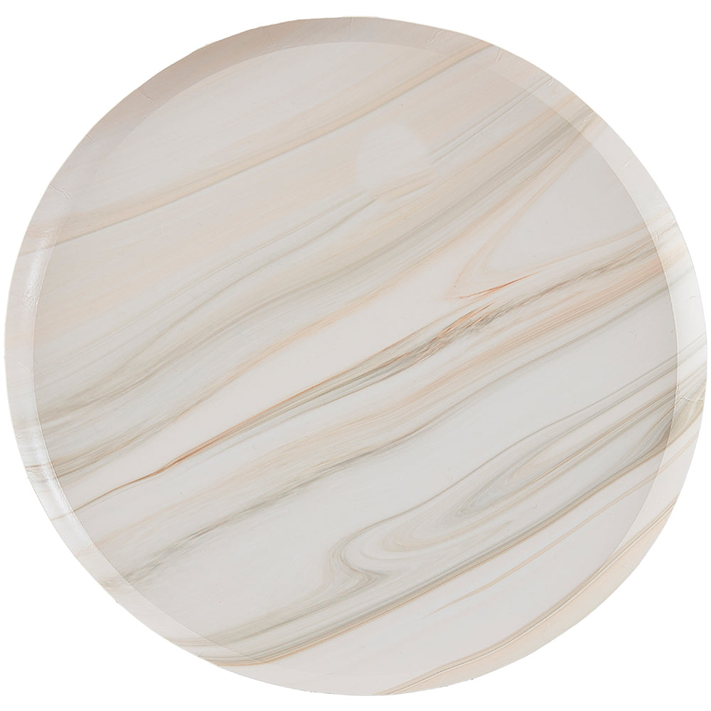 Natural Marble Paper Plates