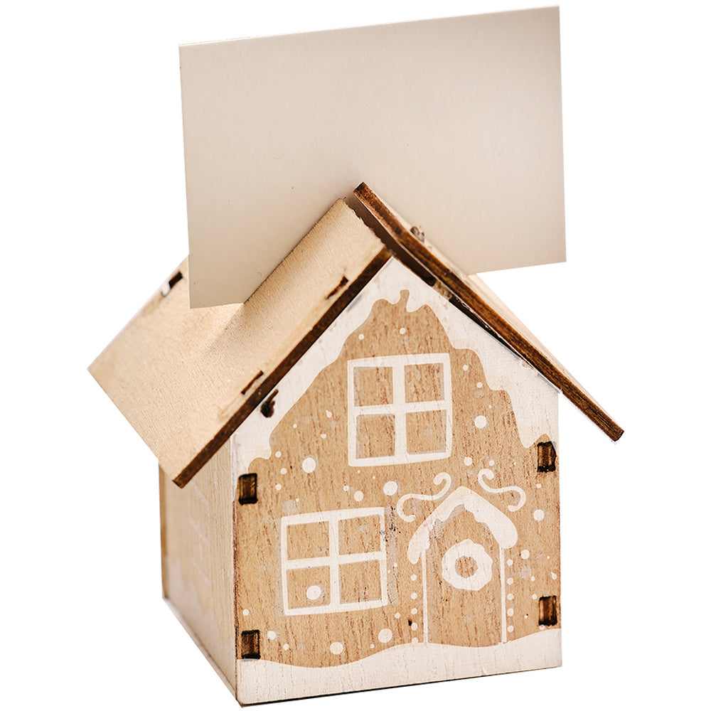 Wooden House Place Card Holders