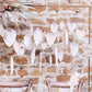 Pink Palm Paper Fan Backdrop