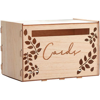 Wooden Wedding Card Box