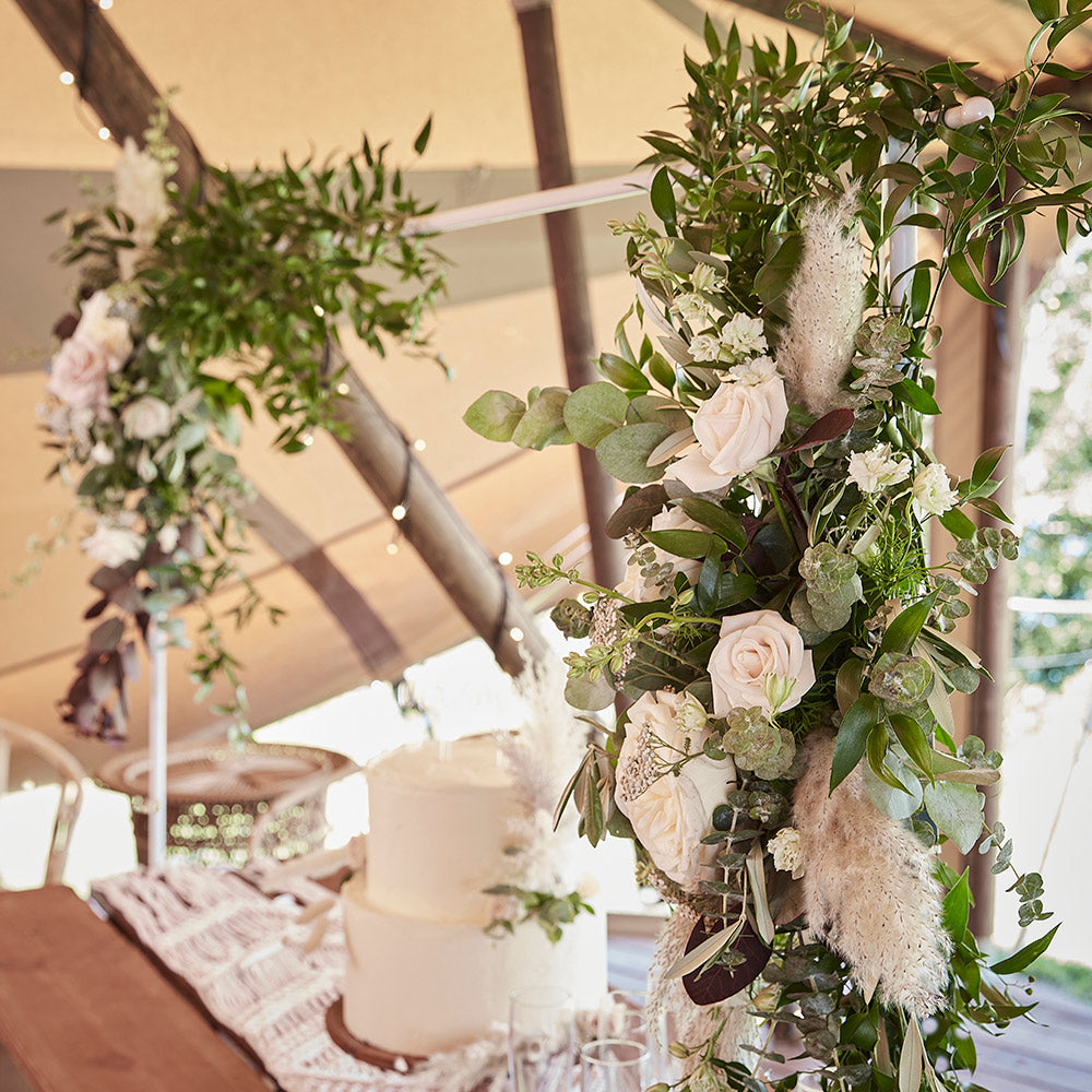 White Metal Table Clamp