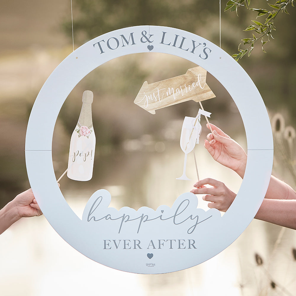 Customisable Wedding Photo Booth Frame