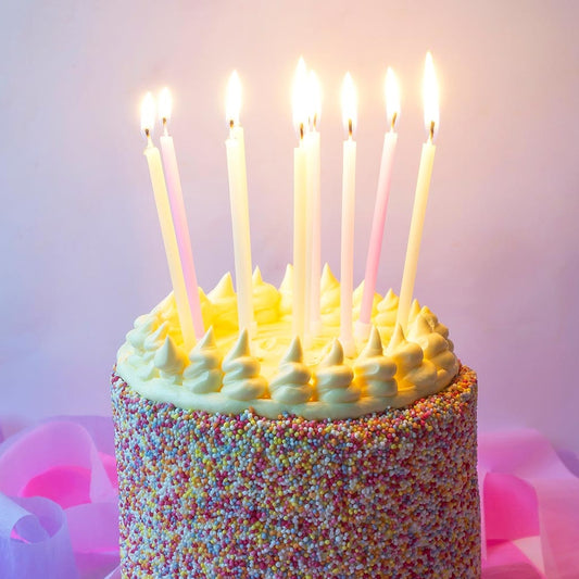 Tall Pastel Candles