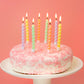 We heart Pastels Twirl Birthday Candles