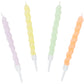 We heart Pastels Twirl Birthday Candles