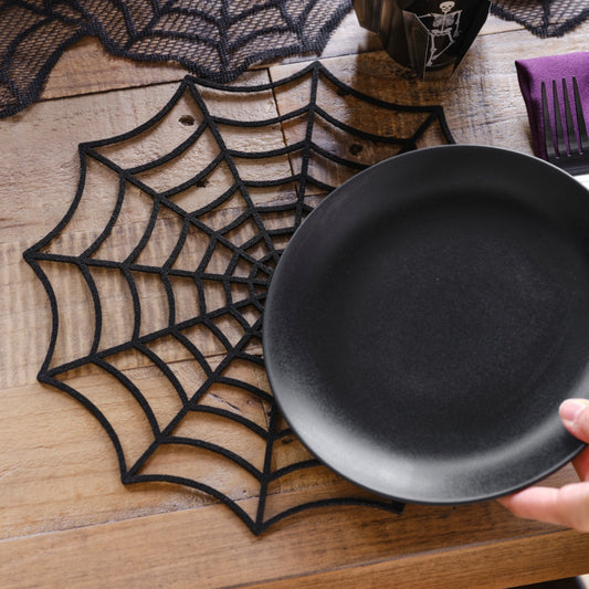Spider Web Halloween Placemats