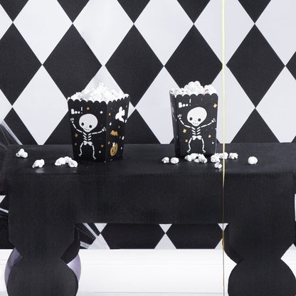 Black Halloween Popcorn Boxes