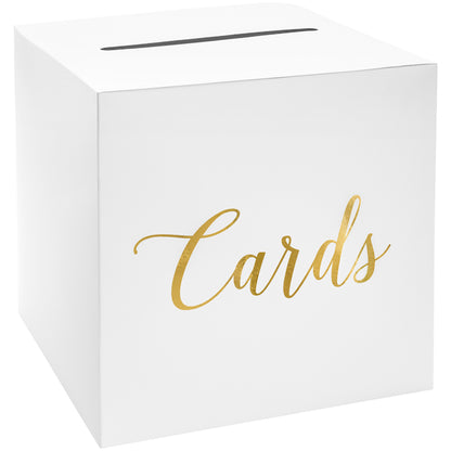 Gold Wedding Card Box