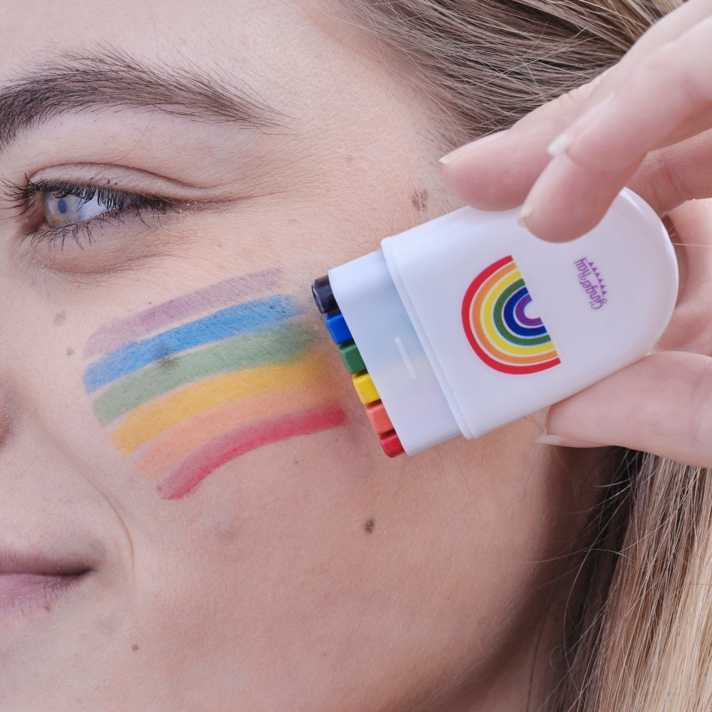 Rainbow Face Paint Kit