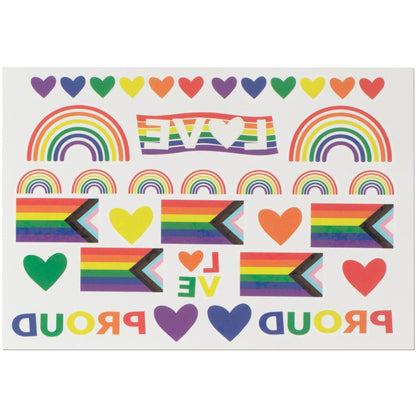 Rainbow Temporary Tattoos