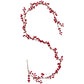 Red Berry Foliage Christmas Garland