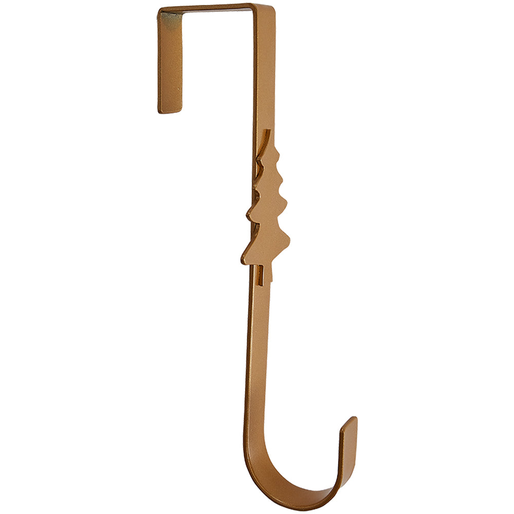 Gold Metal Christmas Tree Wreath Hanger