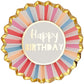 Rose Gold Happy Birthday Badge