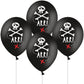 Black Pirates Party Balloons