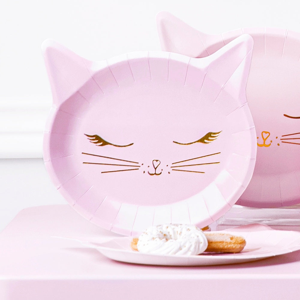 Pink Kitty Cat Party Decoration Set