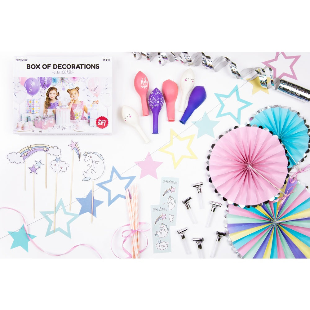 Unicorn Party Decorations Set
