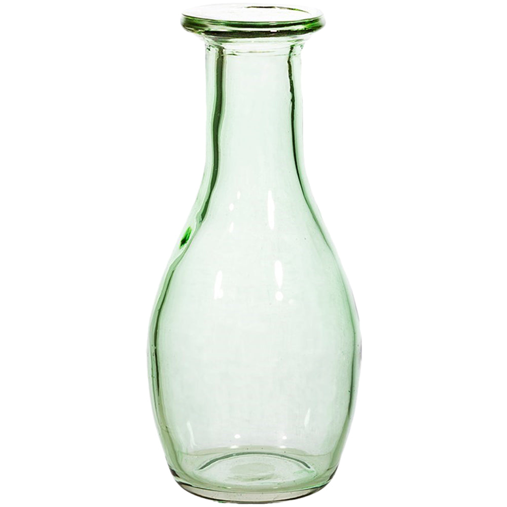 Recycled Glass Pale Green Bud Vase