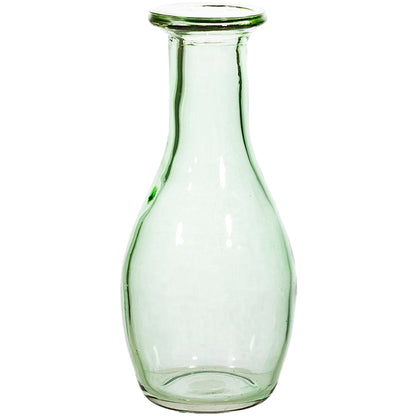 Recycled Glass Pale Green Bud Vase