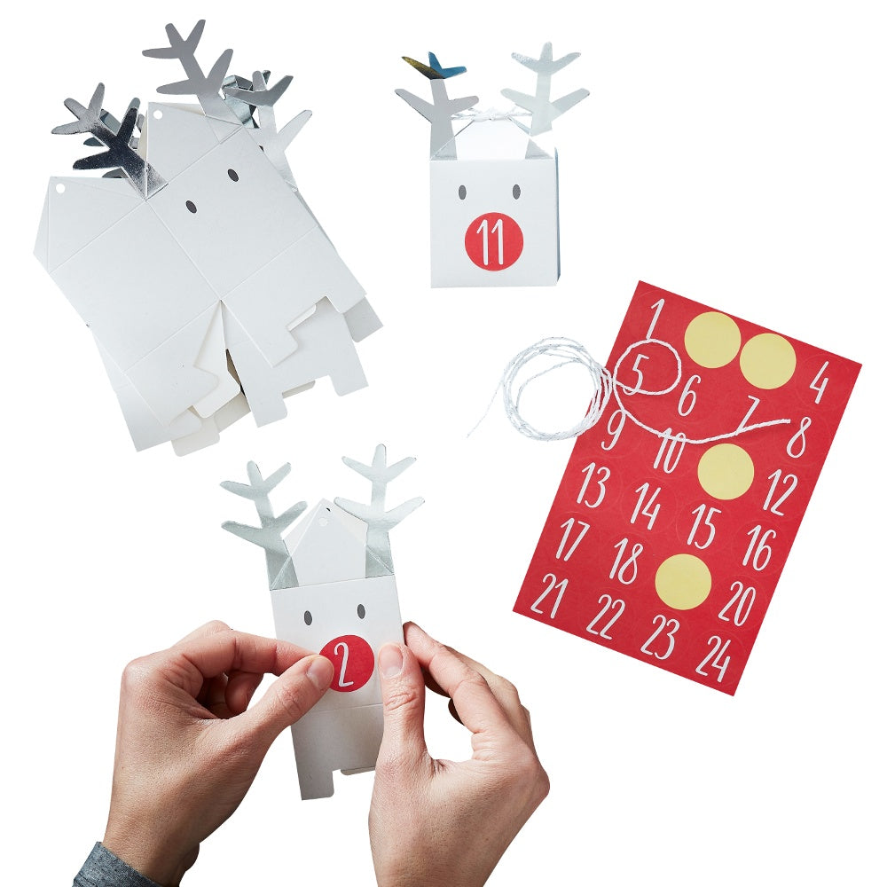 Reindeer Christmas Advent Calendar Boxes