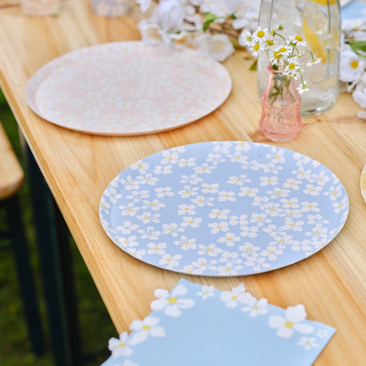 Floral Paper Plates