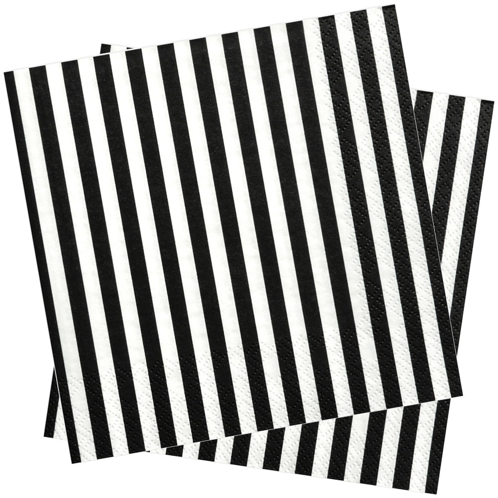 Black Stripes Napkins