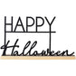 Metal Happy Halloween Sign