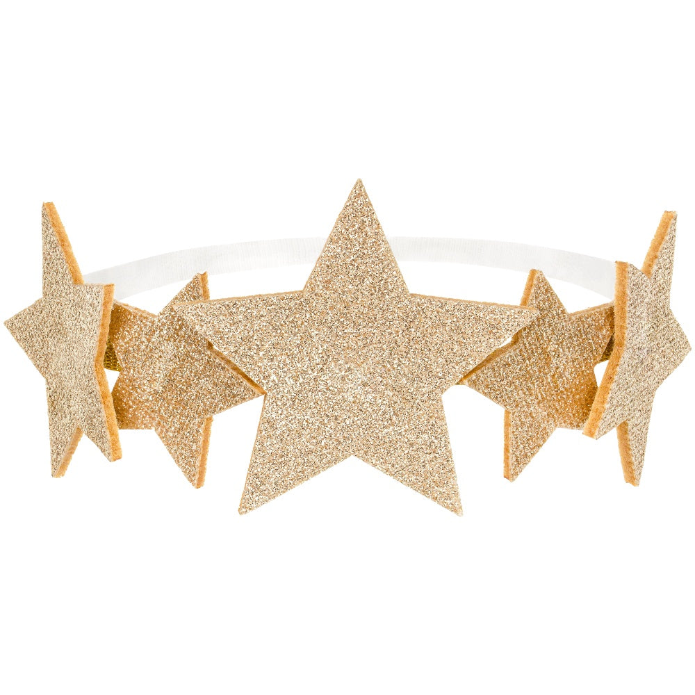 Gold Stars Princess Headband