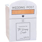 White Wedding Post Box