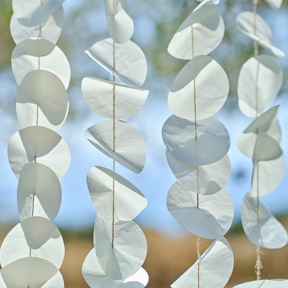 Sage Hanging Paper Tissue Backdrop