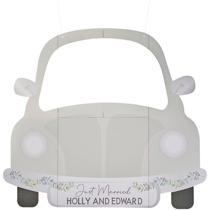 Customisable Wedding Car Photo Booth Frame