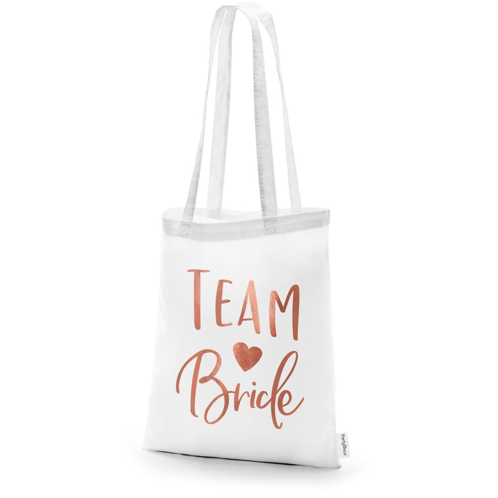 Rose Gold Team Bride Tote Bag