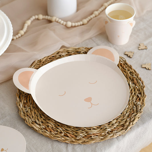 Teddy Bear Baby Shower Plates