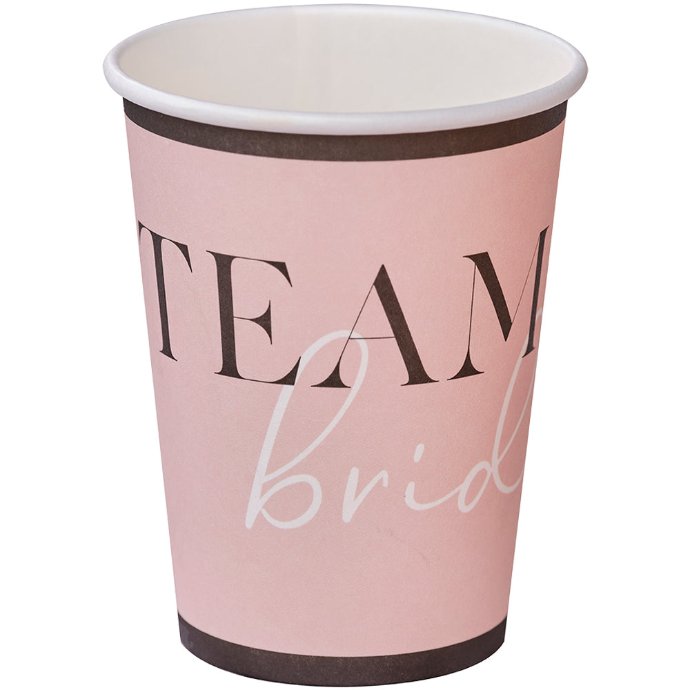 Team Bride Hen Party Paper Cups