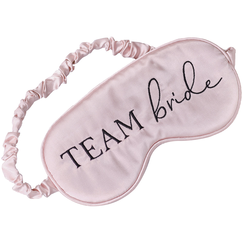 Pink Team Bride Sleep Mask