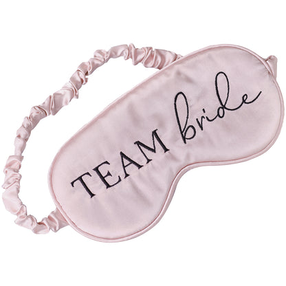 Pink Team Bride Sleep Mask