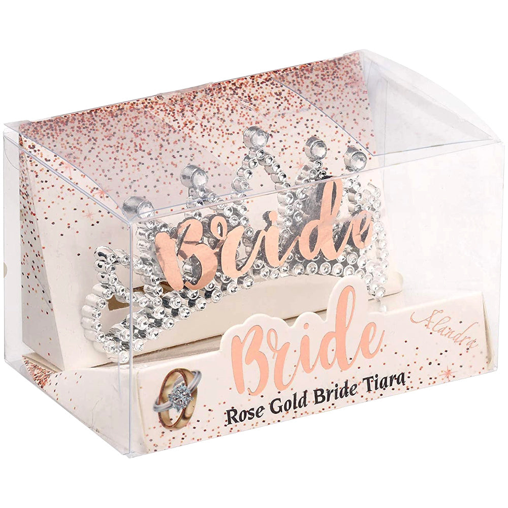 Rose Gold Boxed Bride Tiara