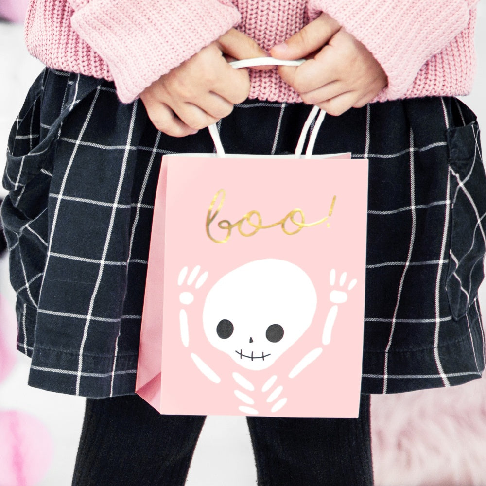 Pink BOO Halloween Gift Bag