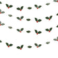 Holly Leaves Christmas Garland Decoration