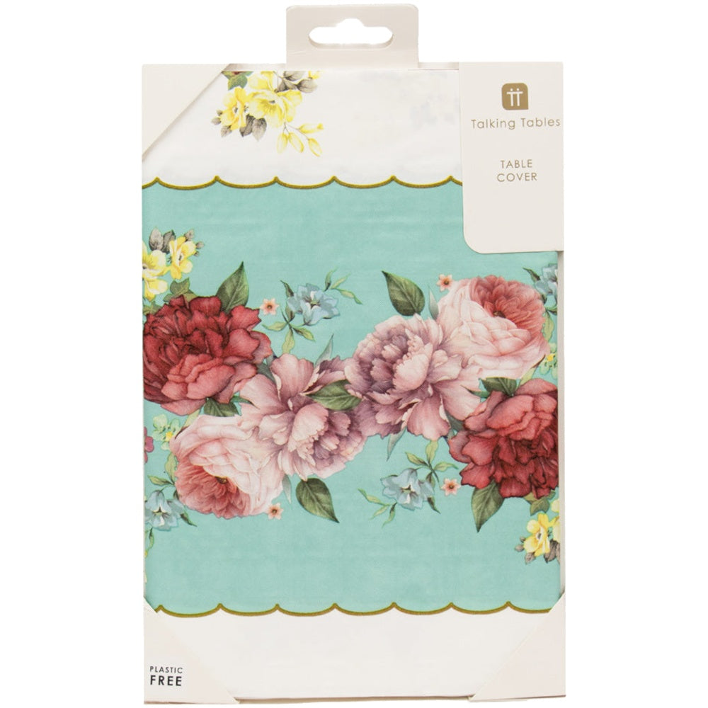 Truly Scrumptious Turquoise Table Cover