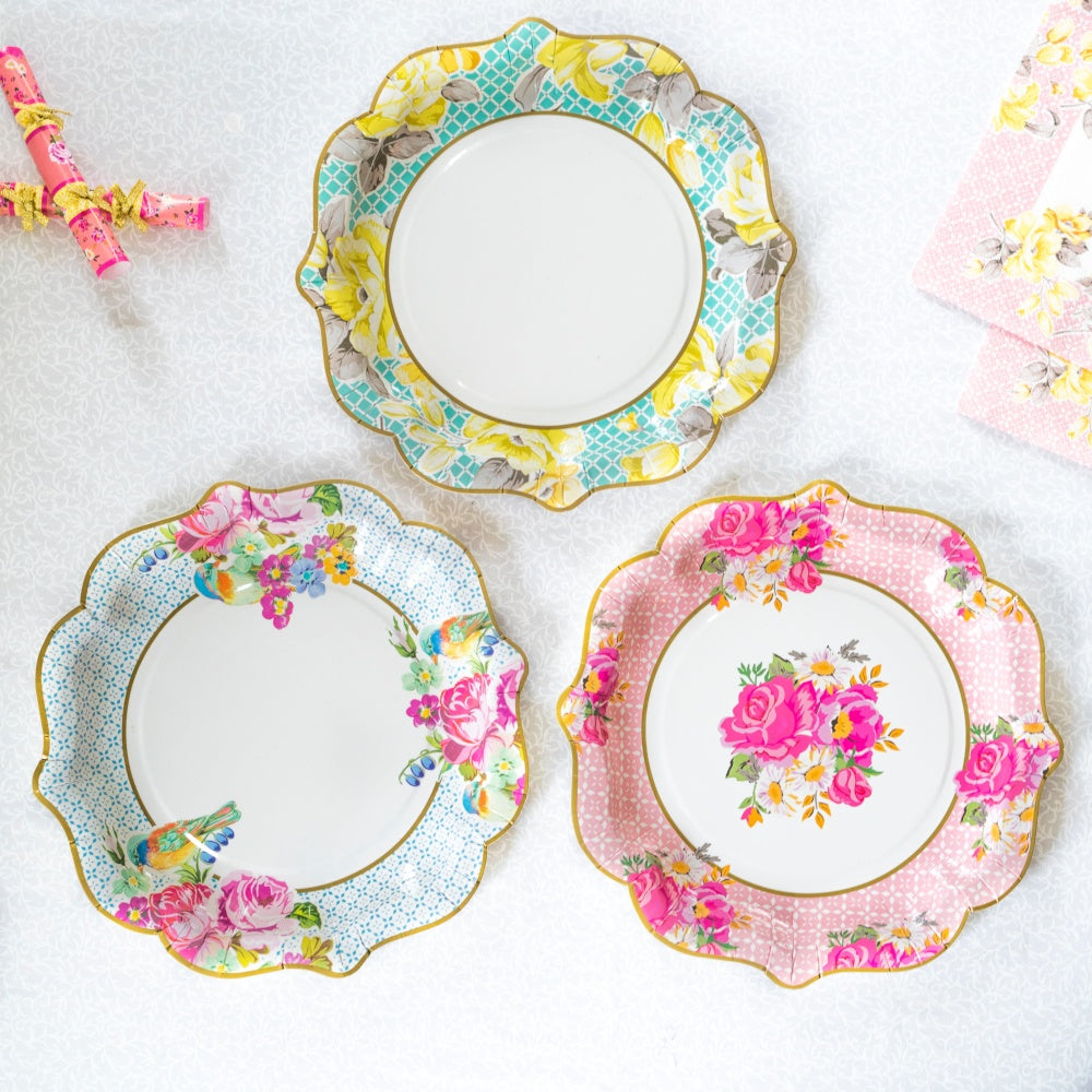 Truly Scrumptious Floral Plates