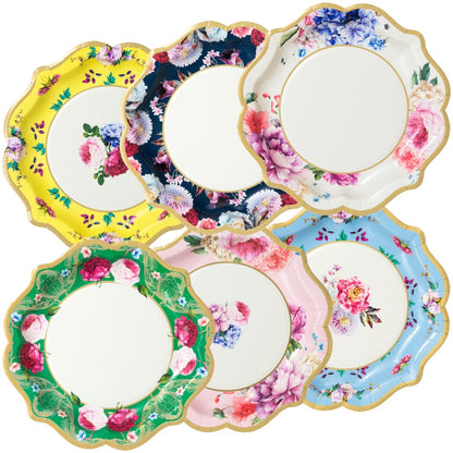 Truly Scrumptious Elegant Floral Plates